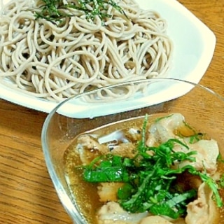 ざる蕎麦のつけ麺